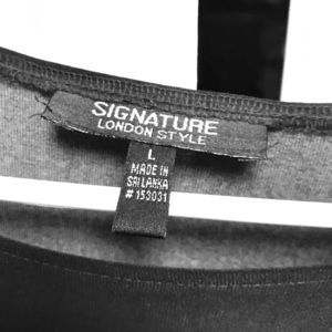 Made in Sri Lanka lovely tunic matte jersey feel.